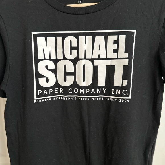 Ripple Junction The Office “Michael Scott Paper Company Inc.” Black Size: Small - Picture 3 of 5